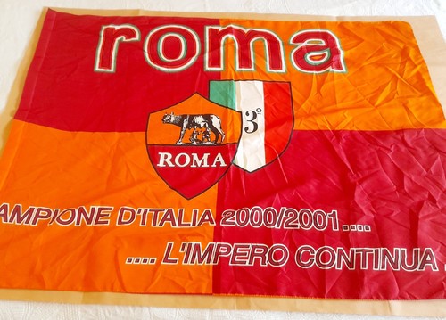 Bandiera calcio roma campione - bandiera,