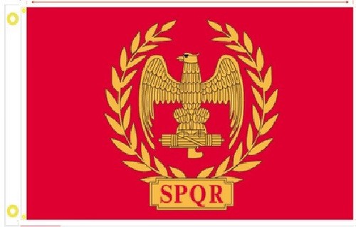 3x5 impero romano spqr - impero, corona