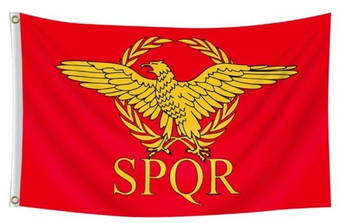 Bandiera spqr impero - spqr, romano