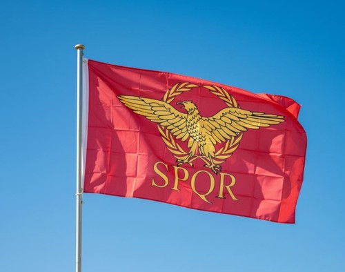 Bandiera impero romano aquila - bandiera,