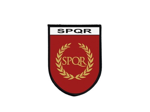 Patch toppa bandiera - bandiera, spqr